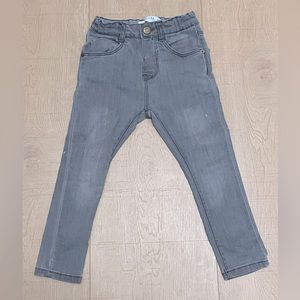 Zara slim fit grey jeans size 2/3 year